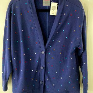 Royal Blue Gems Chili Cardigan